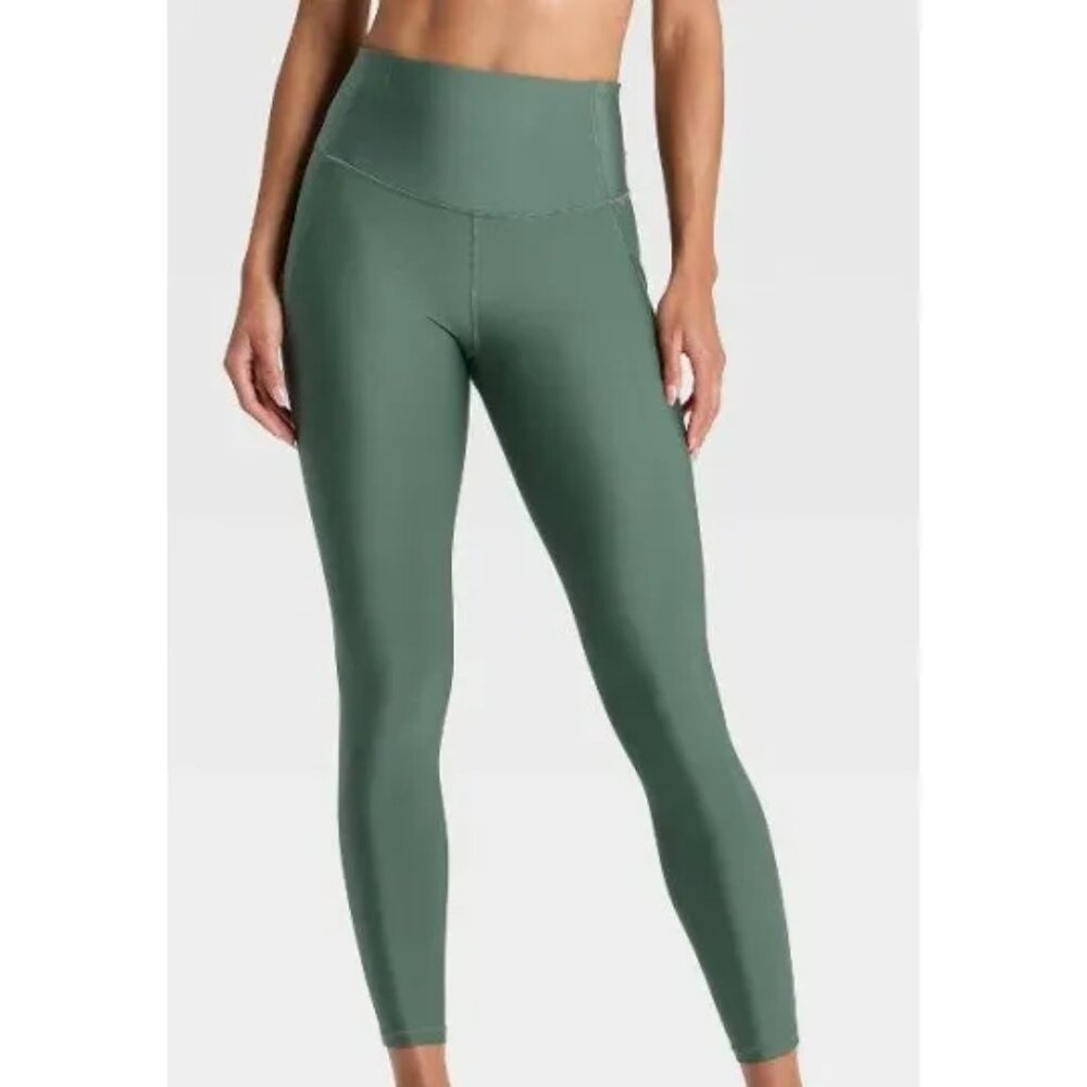 All in Motion size XS New Effortless Support Pocket Leggings, Green, High-rise